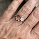 Elegant Flower Faux Pearl Micro Inlaid Zirconia Butterfly Ring