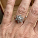 Elegant Minimalist Micro Paved Round Zirconia Ring