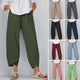 Vintage-Hose mit asymmetrischem Gummibund und Taschen – Einzigartiges Design, bequeme Passform und funktionaler Stil🌸