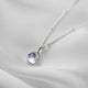 Coral Moonstone Necklace