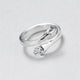 925 Silver Cuddle Gifting Ring with Customizable Fit