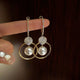 Luxury Earrings with Cultured Pearls