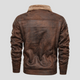Herren-Bikerjacke Im Klassischen Stil - Mio