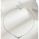Deer Antler Necklace with Delicate Heart Charm