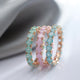 Ring with Round Stone in Gold