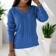 Lockergeschnittener Langarm-Pullover - Carla