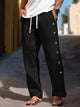 Capri Linen Lounge Pant