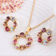 Eternal Circle of Light Jewelry Set
