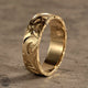 Golden Flower Path Ring