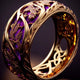 Exotic Hollow Purple Ring