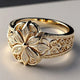 Blume Zirconia Exotic Gold Ring