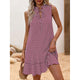 Damen Midikleid Mit Geometrischem Muster Und Schleife