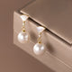 Vintage Silver Pearl Earrings