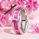 Blush Inlay Silvler Ring