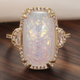 Gold & Zirconia Opal Ring