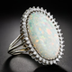 Vintage Boho Opal Ring
