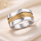 Twisted Gold & Silver Ring