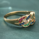 Vibrant Zirconia Gold-Toned Ring
