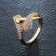 Gold Glitter Ring