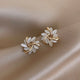Sonja Luxe White Opal Earrings