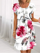 Cynthia™ - Elegantes Komfort-Rüschenkleid