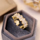 Elegant Ring with Inlaid Zirconia