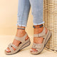 Damen Sandalen Mit Fußgewölbestütze Und Verstellbarem Riemen