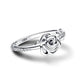 Vintage Sterling Silver Rose Bloom Ring