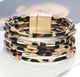 Wide Multilayer Wrap Bracelet