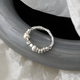 Baroque Pearl Ring in Vintage Silver