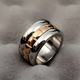 Vintage Ring made of Gold and Silver