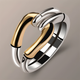 Knotted Vintage Ring in Gold and Silver
