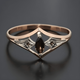 Hollow Ring in Vintage Rose Gold