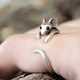 Vintage Silver Mouse Ring