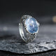 Vintage Aquamarine Sterling Silver Ring