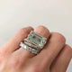 Timeless Vintage Silver Ring with Turquoise
