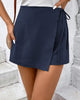 Damen Shorts Mit Kordelzug Und Reißverschluss