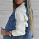Klassische Freizeit-Damen-Jeansjacke