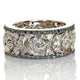 Vintage Zirconia Hollow Blue Ring