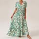 Atmungsaktives, übergroßes Maxikleid mit Blumenmuster