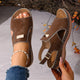 Damen Keilsandalen Mit Verstellbarer Schnalle