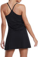 Aktives Sportkleid mit integrierten Shorts und Taschen – Liana