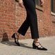 Damen Pumps Aus Veloursleder Optik Mit Spitzer Kappe