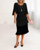 Patricia™ - Elegantes Komfort-Rüschkleid