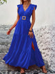 Monaco Ruffled Maxi-Dress