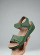 Bequeme Damen-Sandalen mit Klettverschluss & dicker Sohle