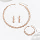 Elegant Glass Rhinestone Fish Tail Set - Full Set