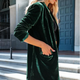 Damenjacke aus Samt mit luxuriösem Frühlingsdesign - Celestine