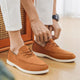 Delano Lace-up Suede Loafer