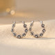Elegant Vintage-Inspired Chic Alloy Hoop Earrings